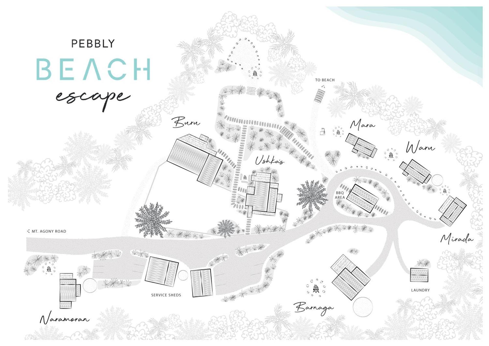 Pebbly Beach Escape East Lynne 外观 照片